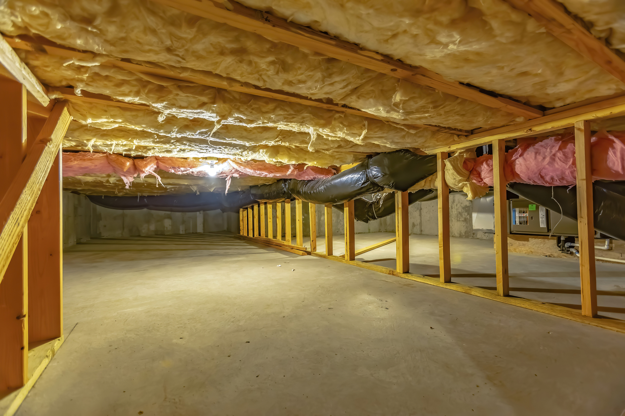 Crawl Space Insulation in Davidson NC